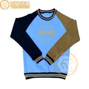 Sudadera de lana de algodón Alpha de alta calidad para hombre, Jersey transpirable con bordado griego Phi personalizado, tamaño estampado - Product Image 1