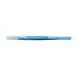 Super Gerald Tissue Dressing Fórceps rectos Fórceps de agarre hemostático Color azul Recubierto Gerald Dressing Fórceps General - Product Image 6