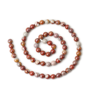 Cuentas de Piedra, Cuentas de Jaspe Noreena, Hilo de Cuentas, Joyería de Piedra, Gema Suelta y Lisa, Collar Curativo, Cristal Natural, Mayorista - Product Image 6