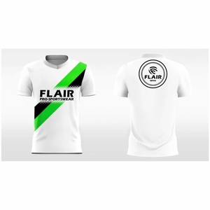 Camiseta de fútbol de poliéster 100% de la mejor calidad, cómoda, transpirable, diseño personalizado, Parte delantera corta, servicio de corte automatizado OEM - Product Image 5
