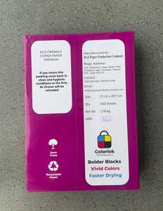 Papier d'impression polyvalent A4 de taille 70 GSM à usage professionnel avec une excellente luminosité et une épaisseur constante de l'Inde - Product Image 5