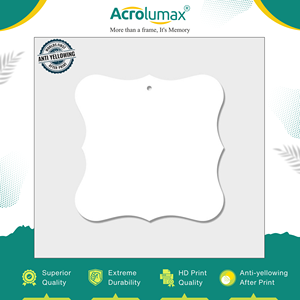 Adornos de decoración navideña de sublimación en blanco hechos a mano de MDF y acrílico de calidad superior a precio de fábrica de proveedor indio - Product Image 2