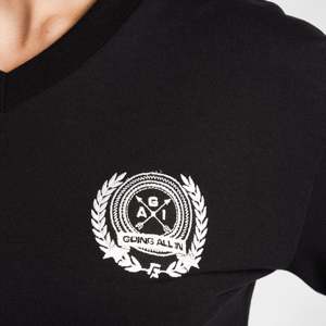 เสื้อครอปท็อปผ้าไหมถักคุณภาพสูง ยี่ห้อวิคตอรี่ แบบมีฮู้ด พิมพ์ลายพัฟ ซิปหน้า สวมใส่ได้ทุกวัน เหมาะสำหรับฤดูหนาวเบาๆ สีดำ ไซส์ XS - Product Image 5