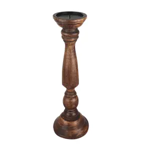 ที่วางเทียนไม้คลาสสิกจาก Pure Source India สร้างสรรค์เพื่อการตกแต่งบ้าน บรรยากาศเงียบสงบ การจัดงานปาร์ตี้ และการจัดงานแต่งงาน - Product Image 5