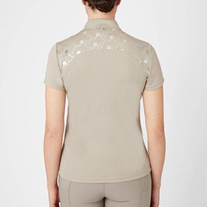 Camisa de equitación de alta calidad Polo de capa base Ecuestre para mujeres y niños en camisa de espectáculo de tela técnica de secado rápido - Product Image 3