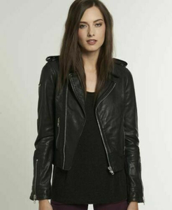 2025-26 Women genuine Faux <b>Leather</b> Jacket <b>with</b> <b>Fur</b> Lining Warm Winter Biker <b>Coat</b> Autumn Winter Warm Brown <b>Fur</b> <b>Leather</b> Jacket - Product Image 5