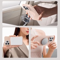 Coque arrière de protection de luxe magnétique en TPU silicone ultra-mince antichoc avec motif vague 3D en relief pour iPhone 16 Pro Max 16 Plus