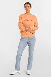 Sudadera de Punto de Invierno para Mujer, Color Naranja, de Primera Calidad, Suave al Tacto, con Cuello Redondo, Mangas Largas, para Hacer Ejercicio en el Gimnasio - Product Image 3