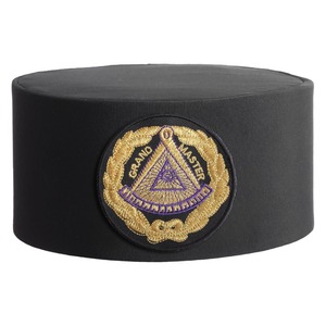 El mejor OEM Custom Masonic Crown Cap Designs Último patrón de bordado en lana Gorro de invierno de alta calidad - Product Image 3