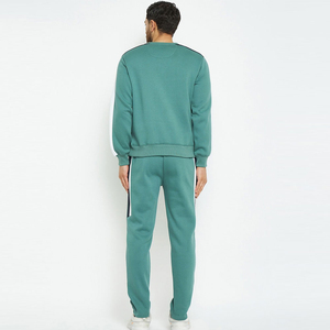 Unique Style Trendy Outwear <b>Men</b> Sweat Suit Set Embroidery <b>Patches</b> Heavyweight Easy to Wear Printed Tracksuit OEM Serviced - Product Image 4