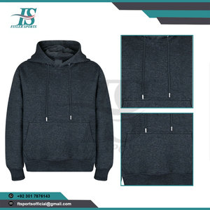 Sudadera con Capucha de Felpa Tejida 100% Algodón para Hombre, Cálida para Otoño, Manga Larga, Venta al por Mayor - Product Image 2