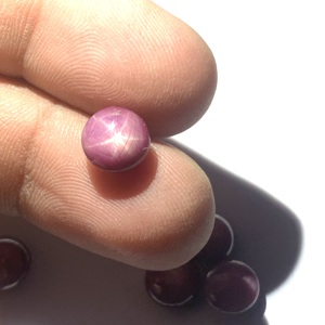 Batu Permata <span class=keywords><strong>Ruby</strong></span> Six Line Natural Brown Loose Grade AAA Bersertifikat IGI Star <span class=keywords><strong>Ruby</strong></span> Bulat 8mm <span class=keywords><strong>3</strong></span> Karat Dapat Disesuaikan untuk Pembuatan Perhiasan - Product Image 6