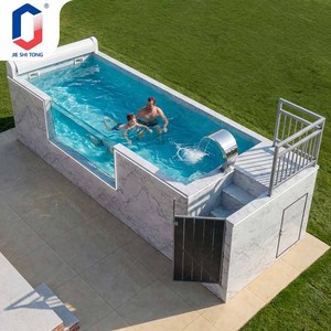 Above Ground Container Swimming Pool Acrylic Pool with Filtration System Plug and <b>Play</b> Outdoor Pool for Home Backyard Hotel pool - Product Image 4