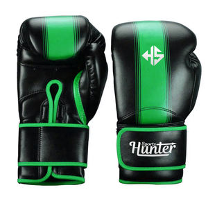 Guantes de boxeo de cuero de alta venta Logotipo de impresión personalizado Guantes de boxeo de entrenamiento profesional de cuero de vaca sintético - Product Image 6