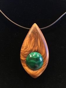 COLLIERS SONO POUR FEMMES HOMMES NATUREL GRAND BOHO TRIBAL SONO Pendentif EN BOIS sur cordon réglable Collier fait main - Product Image 4