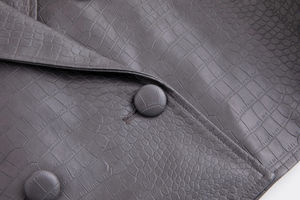 Vestes en cuir d'agneau pour femmes, design OEM, tissu en nylon respirant teint, haute qualité, manches longues, bon prix - Product Image 5