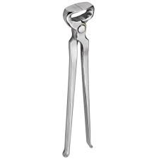 Pinza de pezuña de herrador de acero forjado Herramienta profesional Agarre ergonómico de calidad superior Recorte de precisión - Product Image 4