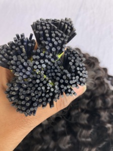 ผมต่อบริสุทธิ์ผมดัดลอนแบบ24นิ้วผมผู้บริจาคเดี่ยวผมชาวอินเดีย - Product Image 5