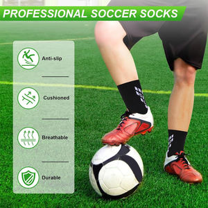 Calcetines atléticos Impresión personalizada OEM con soporte de compresión Tela de alta calidad para entrenamiento de gimnasia y eventos - Product Image 5