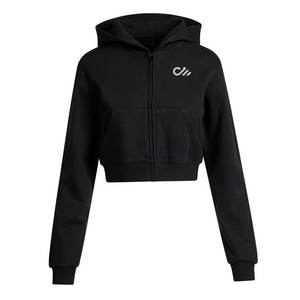 Sudaderas Cortas para Mujer al por Mayor a Precio Económico, Impresión de Logotipo Personalizado, Sudaderas Transpirables de Manga Larga en Venta - Product Image 2