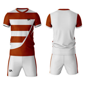 Maillot d'uniformes de rugby à impression personnalisée dans l'ensemble, uniforme de rugby de bonne conception entièrement imprimé par sublimation de haute qualité - Product Image 5