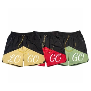 Pantalones cortos de baloncesto personalizados para hombre de alta calidad, 5 pulgadas, bolsillos laterales, cordón, pantalones cortos de malla sólida, sublimación completa informal - Product Image 1