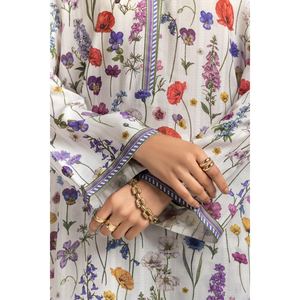 Conjunto Coordinado Bohemio con Textura Leno Dobby IPST-44527, Conjunto de 2 Piezas con Pantalones Cortos de Crepé para Primavera/Verano, Largo por Encima de la Rodilla, Talla XS - Product Image 5