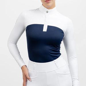 เสื้อนักขี่ม้าแขนยาวของผู้หญิงเสื้อขี่ม้าเสื้อนักขี่ - Product Image 1