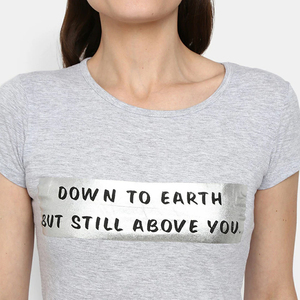 Venta al por mayor de algodón de manga corta Camiseta en blanco de las mujeres, de alta calidad sostenible camiseta de las mujeres hechas en Pakistán - Product Image 6