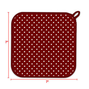 Agarraderas para Ollas de Cocina 100% Algodón con Diseño Estampado de San Valentín, Resistentes al Calor para Cocinar y Hornear - Product Image 3