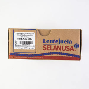 Lentejuelas Forma Especial Pequeño Agujero Lateral Color Metálico, Selanusa - Product Image 1