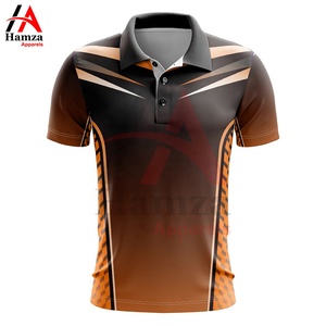 Sublimación Impreso Último diseño Polo Camisa Tela Color y tamaño Camisa para hombres OEM Venta al por mayor Sublimación Personalizar Polos - Product Image 5