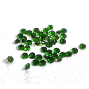 Tourmaline verte naturelle, 3.5mm, facettes rondes, tourmaline véritable, cercle, pierre coupée pour la fabrication de bijoux - Product Image 5