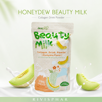 Poudre de boisson au collagène au melon miel naturel OEM en sachets – Complément nutritionnel beauté pour adultes, soulagement du stress, soutien immunitaire