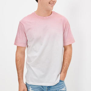 Camisetas Casuales de Verano para Hombre con Estampado Tie Dye OEM, Impresión Personalizada, Transpirables, 100% Algodón, Manga Corta, Corte Holgado, Logotipo de Marca Privada - Product Image 3
