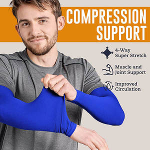 Manga deportiva de compresión para hombre y mujer, protección solar UV, refrigeración, baloncesto, Golf, accesorios para bicicleta - Product Image 5