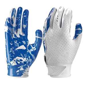 Custom Made Outdoor American Football Gloves with Grip Design Sports Gloves and OEM <b>Sticky</b> Feature - Product Image 1