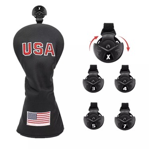 First Fitness nuevo estilo personalizado al por mayor Premium impermeable poliéster conductor Golf Head Covers Golf barril Headcovers - Product Image 4