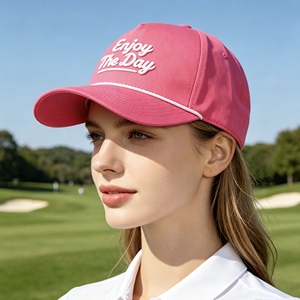 Custom Logo Embroidery <b>Hat</b> Golf Trucker <b>Hat</b> Baseball Cap Running Cap with Rope & Adjustable Sun <b>Hat</b> for Outdoor Sports - Product Image 5