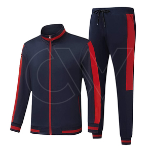 Ensembles de survêtements pantalons de survêtement respirants entièrement personnalisés en gros pas cher survêtement à fermeture éclair pour hommes - Product Image 1