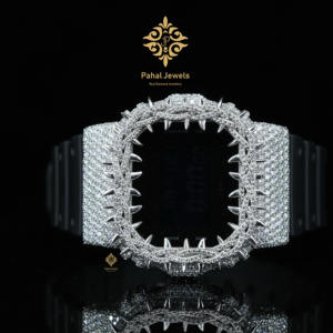 Montre Hip-Hop For Ice DW5600 entièrement sertie de moissanite couleur D, certifiée par un testeur de diamants, certificat GRA, vente en gros - Product Image 4