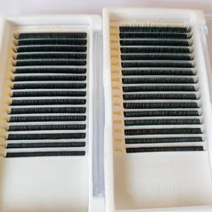 Gute Wahl Wimpern natürliche schwarze Farbe Made in Vietnam Fabrik gebrauch für Make-up und Schönheits unterstützung Benutzer definiertes Logo