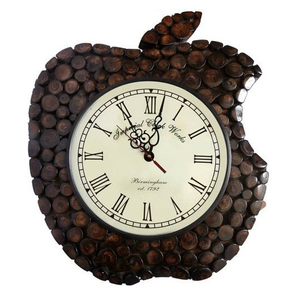 時代を超越した魅力とスタイリッシュなリンゴの壁時計で、あらゆる空間に。