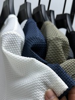 Pull-over décontracté à manches courtes pour homme, personnalisé OEM, avec broderie frontale, en maille de bambou et soie glacée, respirant, sensation rafraîchissante, coupe ample, idéal pour l'été