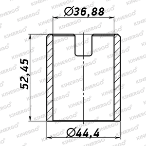 Cubo de Impulsor HBGM35 para General Motors 245mm LU Euro (5L40-E); 258mm LU (4L60E, 5L40E) - Product Image 2