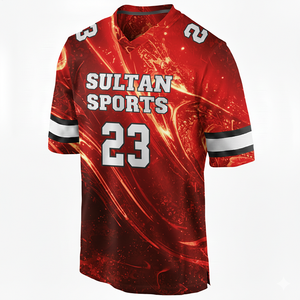 Maillot de football américain de haute qualité à manches courtes, taille plus, caractéristique - Product Image 6