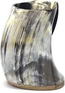 Customized Polished Handcrafted Animal Eco-Friendly <b>Viking</b> <b>Horn</b> Beer Tankard for Wholesale - Product Image 3