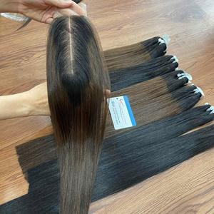ผมมนุษย์สำหรับต่อผมมนุษย์แท้จากเวียดนามผมตรงมีที่ปิด - Product Image 5