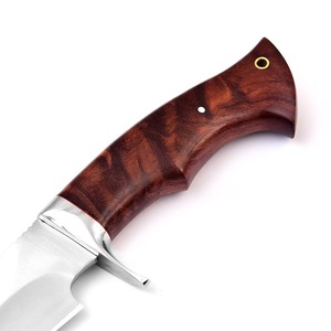 Lama fatta a mano in acciaio inossidabile lucido coltello da <span class=keywords><strong>15</strong></span> pollici con impugnatura perfetta in legno di rosa con guaina in pelle Premiuim - Product Image 2