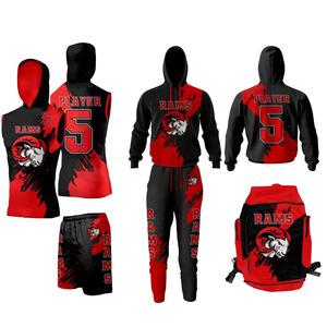 Venta al por mayor 100% Poliéster 7 en 7 Uniforme Ropa deportiva Diseño de manga corta transpirable - Product Image 1